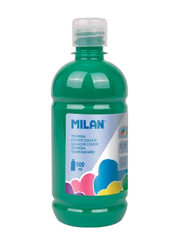 Farba do malow. palcami 500ml zielona ciemna Milan 03661